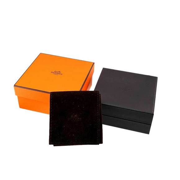 HERMES Suntulle Diamond 1.59ct Bracelet 16cm K18 YG Yellow Gold 750 Bangle - Picture 9 of 9